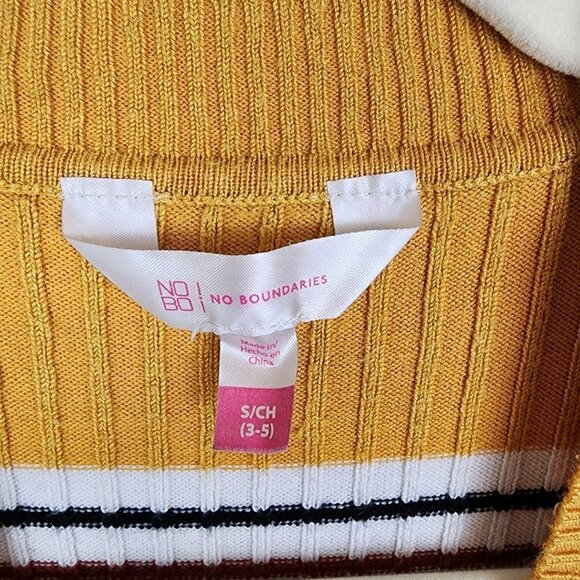 No Boundaries Y2K V-neck Sweater S - Picture 3 of 3